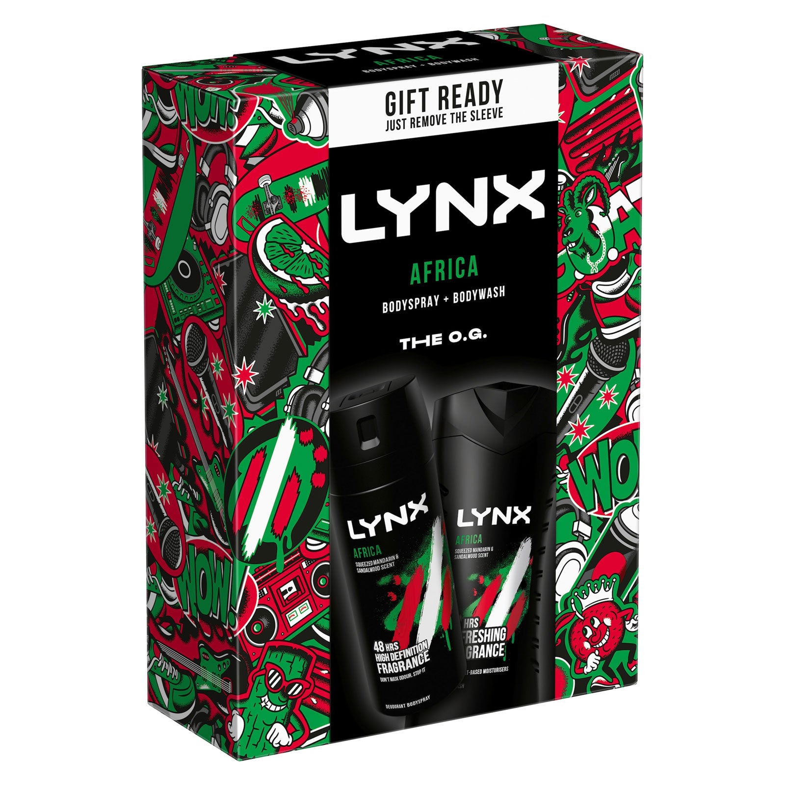 Lynx Duo Gift Set Africa Bodywash & Bodyspray