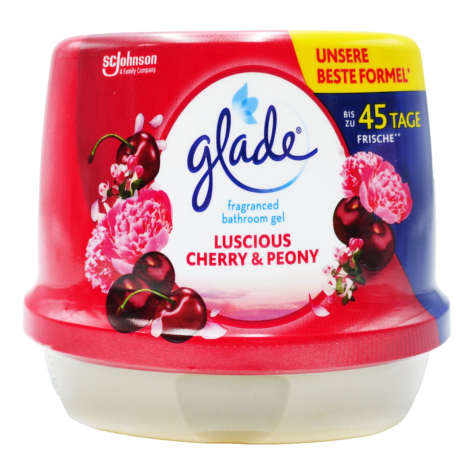 Glade Fragnranced Bathroom Gel Luscious Cherry & Peony  180g