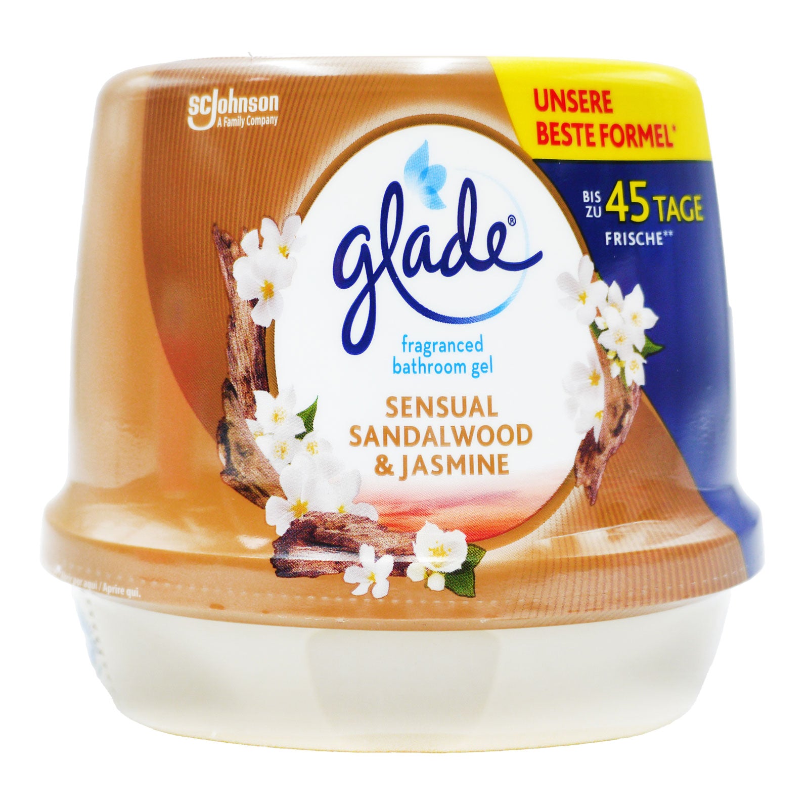 Glade Fragnranced Bathroom Gel Sensual Sandalwood & Jasmin 180g