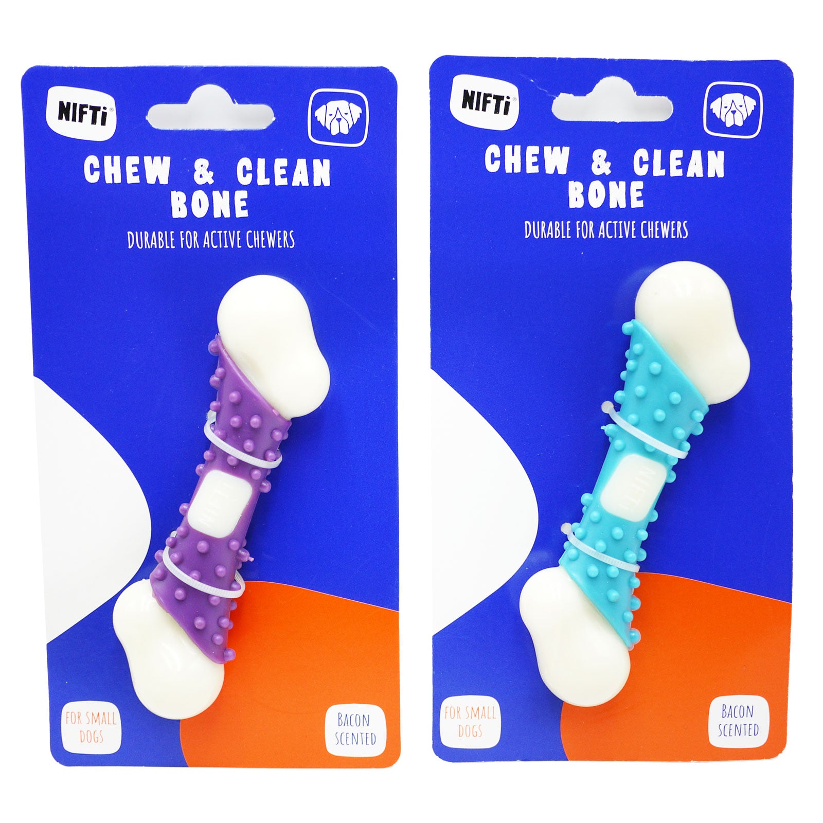 Nifti Chew & Clean Bone Toy For Dogs