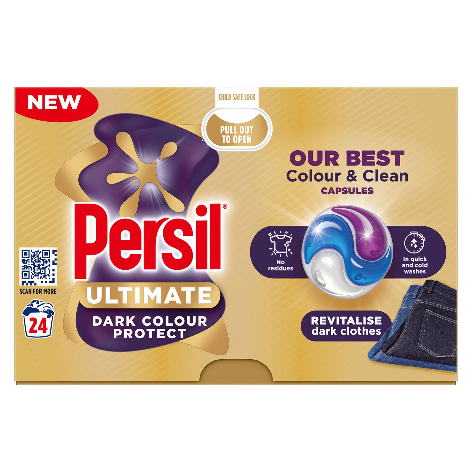 Persil 3In1 Capsules Non Bio 24 washes