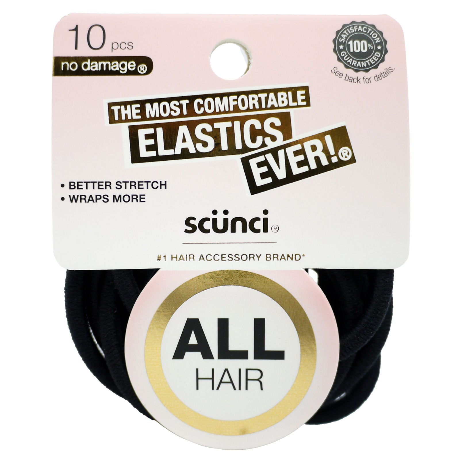 Scunci Hair Elastics Comfy Core All Hair