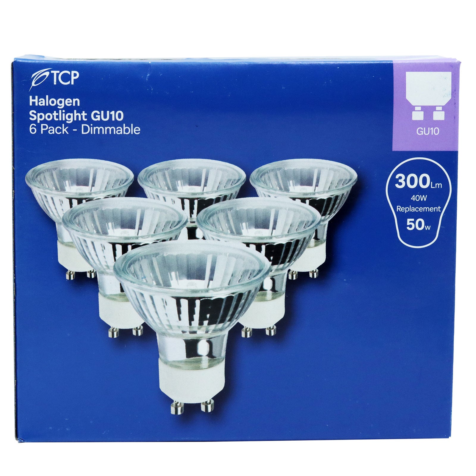 Bulbs Halogen Gu10 6 Pack