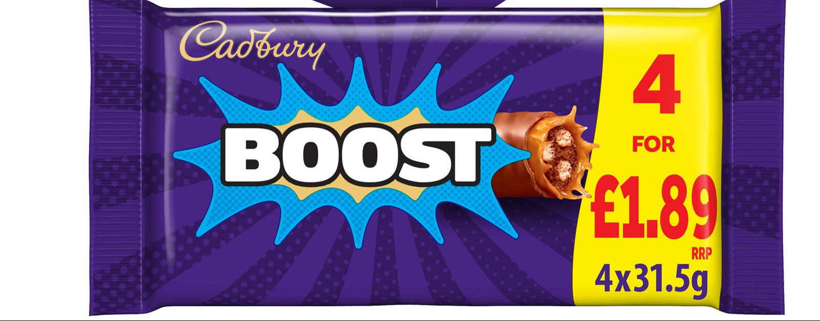 Cadbury Boost 4pk Multipack | High Quality Chocolate & Sweets Online - Product Image