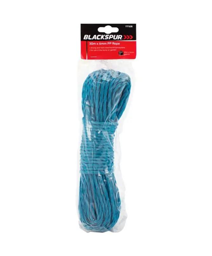 Blackspur 30m X 6mm Pp Rope