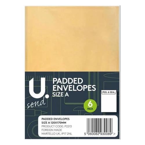 Padded Envelopes A 6 pack