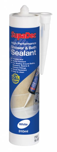 Supadec Shower & Bath Sealant 310ml White