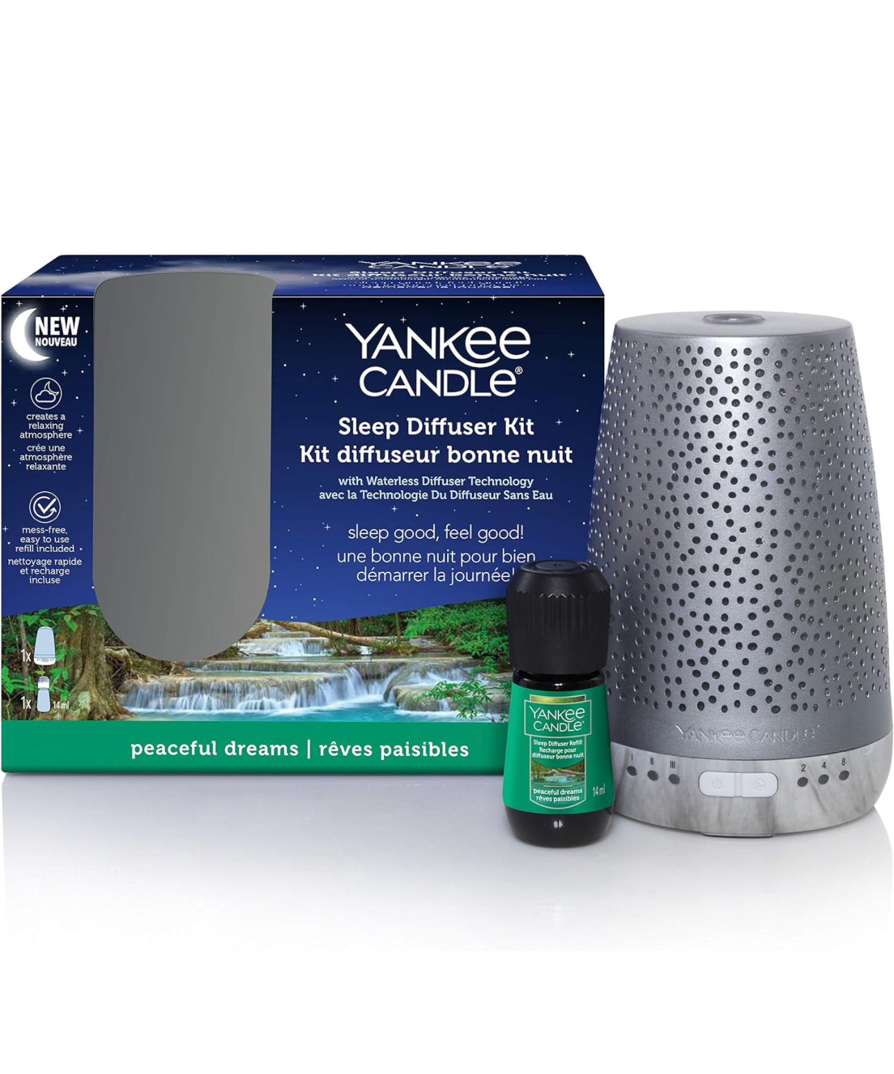 Yankee Candle Sleep Diffuser Starters Kit - Peaceful Dreams