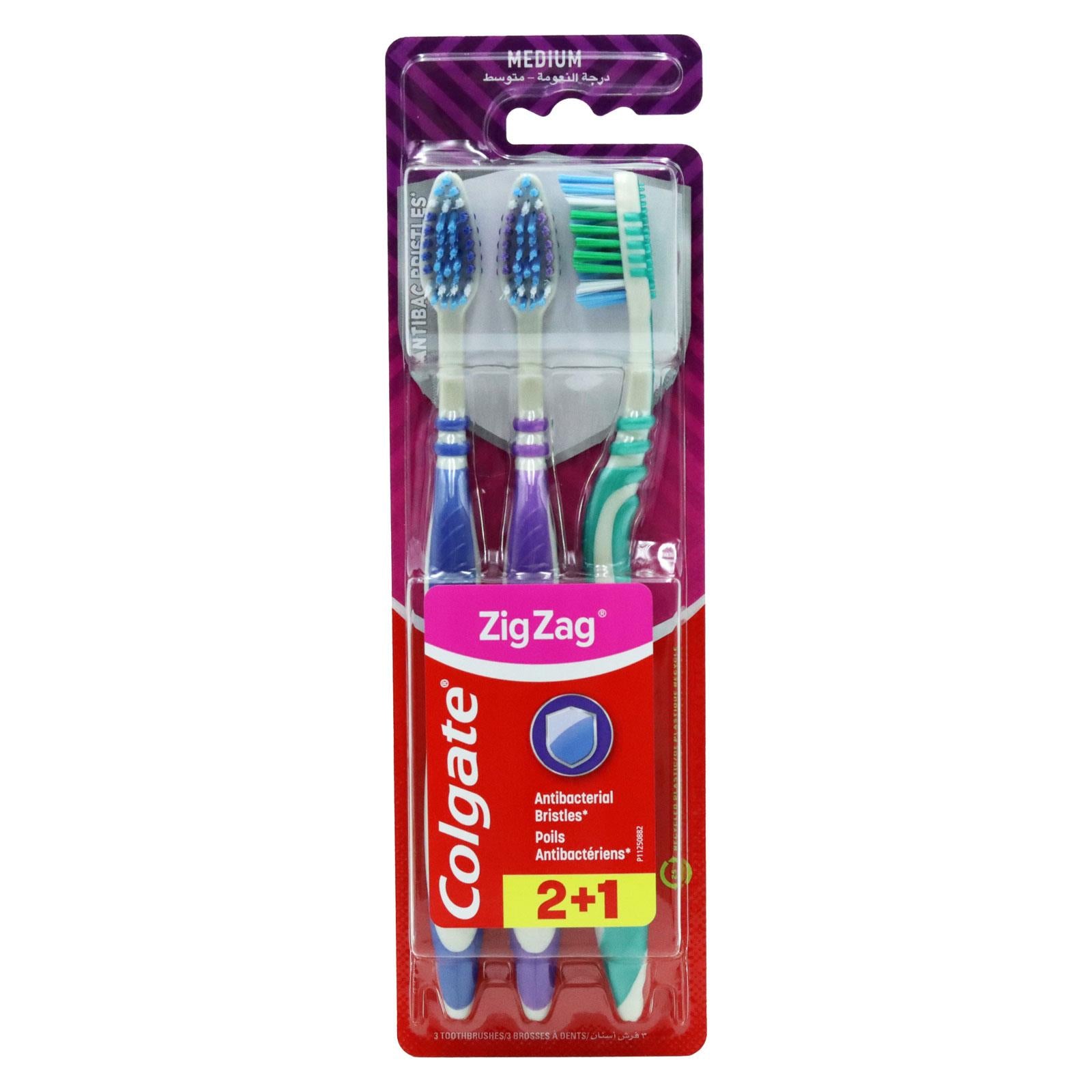 Colgate Toothbrush Zig Zag 2+1