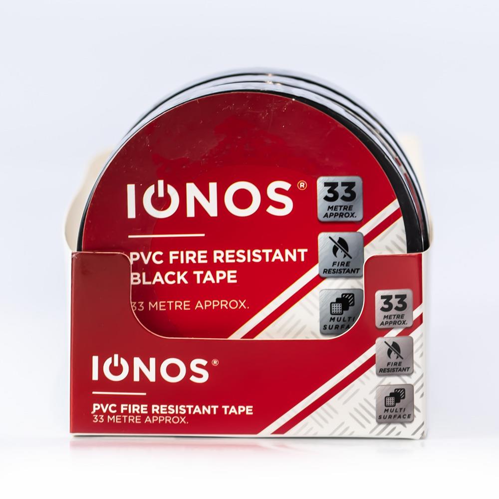 33 Mtr - Ionos - PVC Electrical Tape - Black - 1 Roll