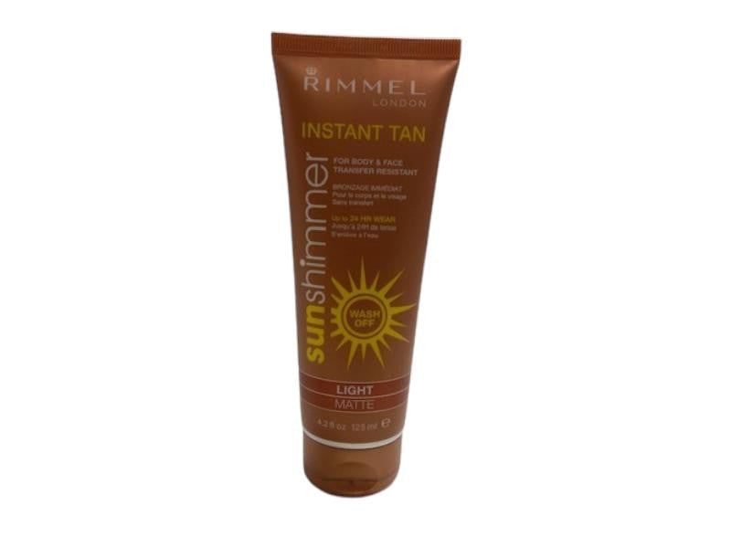 Rimmel SunShimmer Instant Tan 125ml Light Matte | High Quality Tissue Product Online - Product Image