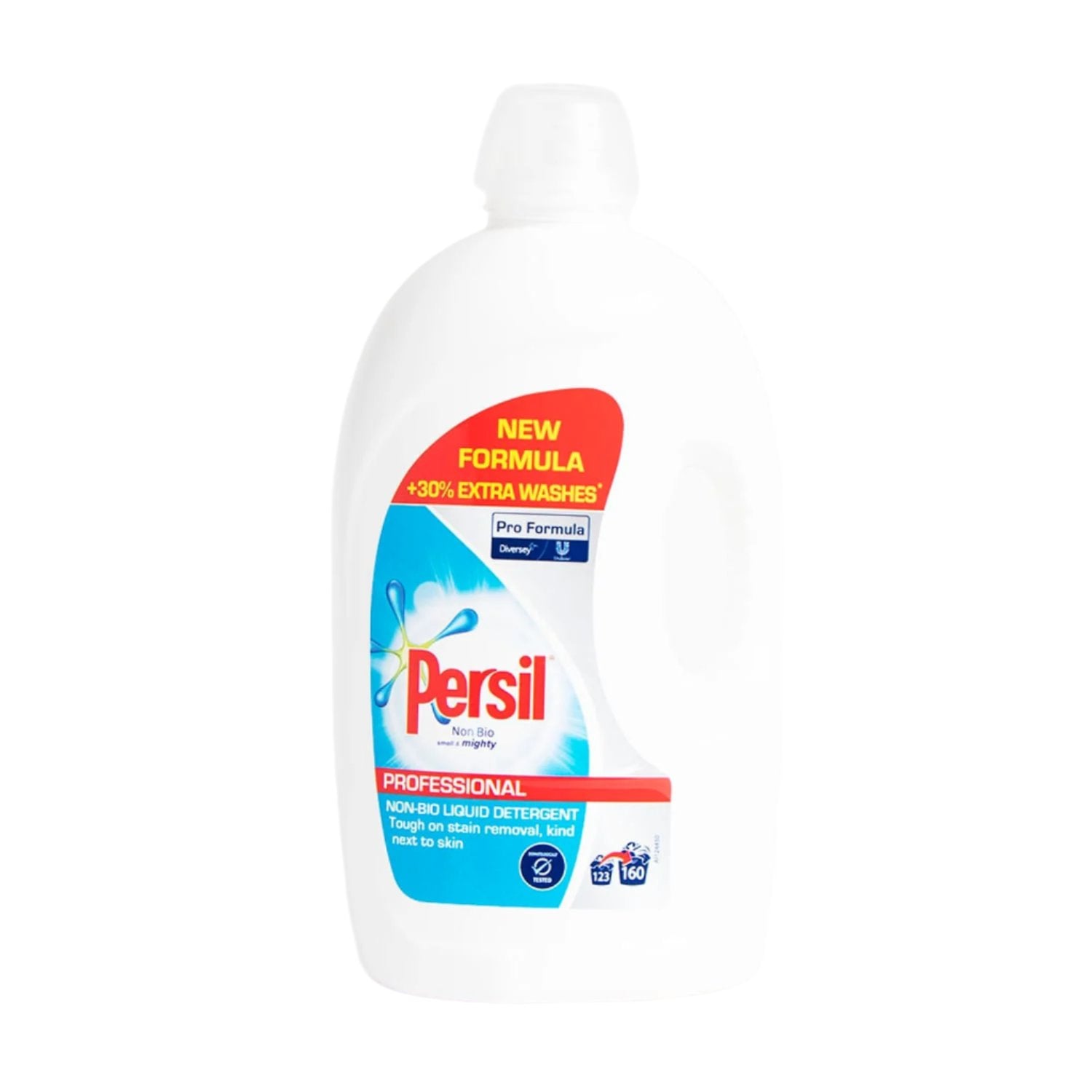 Persil Professional Non-Bio Small & Mighty Laundry Detergent 4.32L, 160 Washes