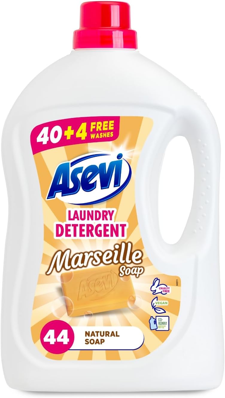 Asevi Laundry Detergent Marseille Soap Natural Soap 44 wash