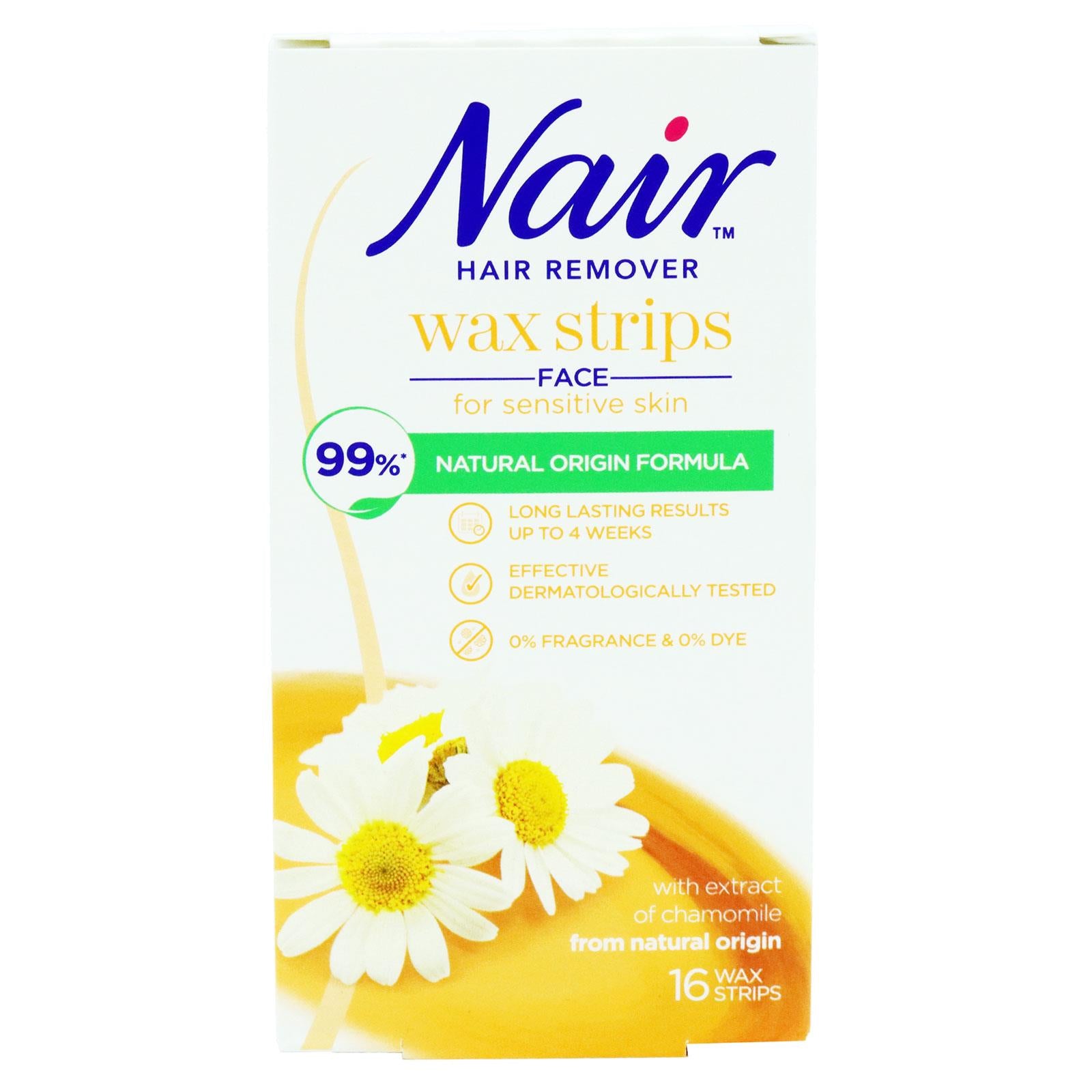 Nair Hair Remover Facial Wax Strips