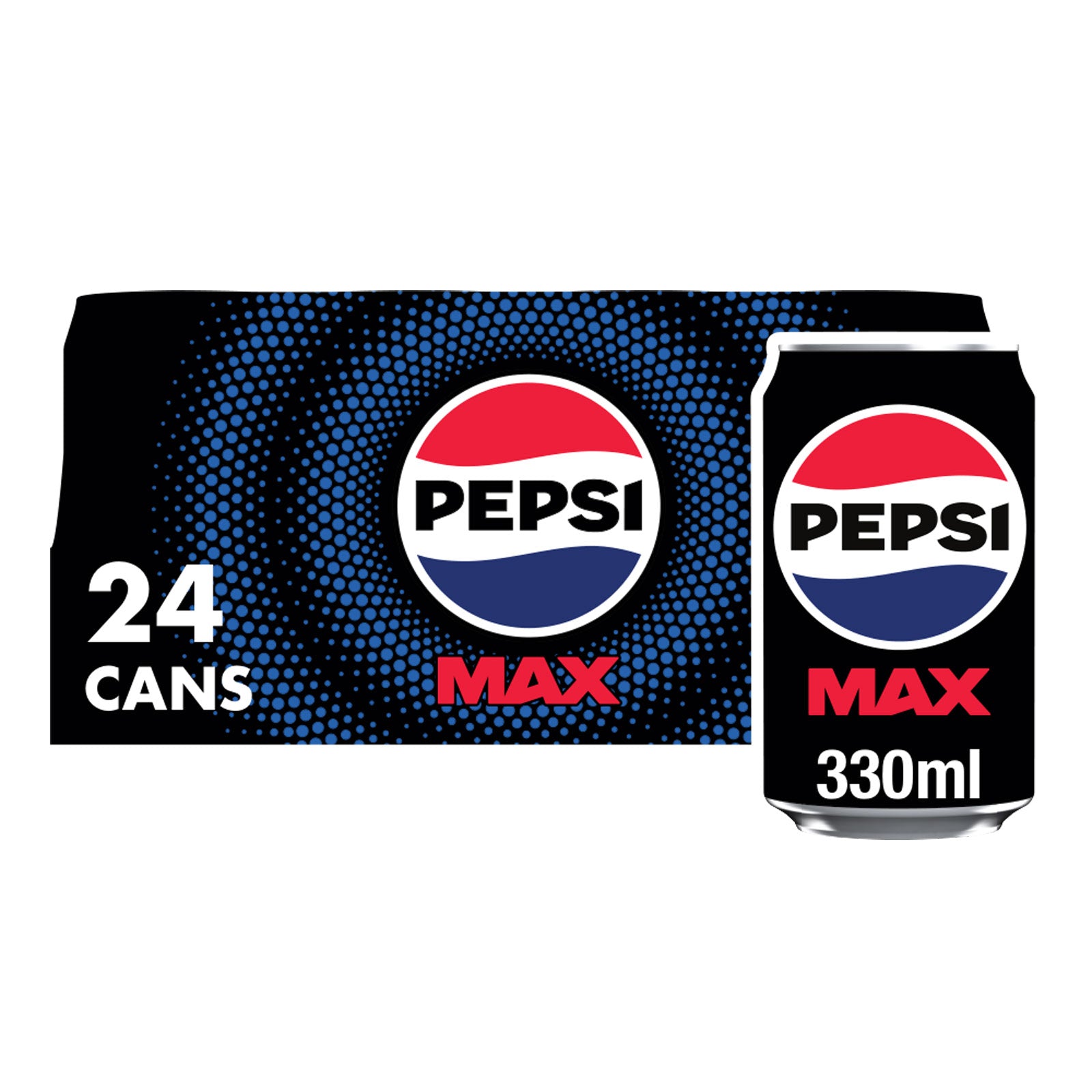 Pepsi Max No Sugar Cola Can 330ml