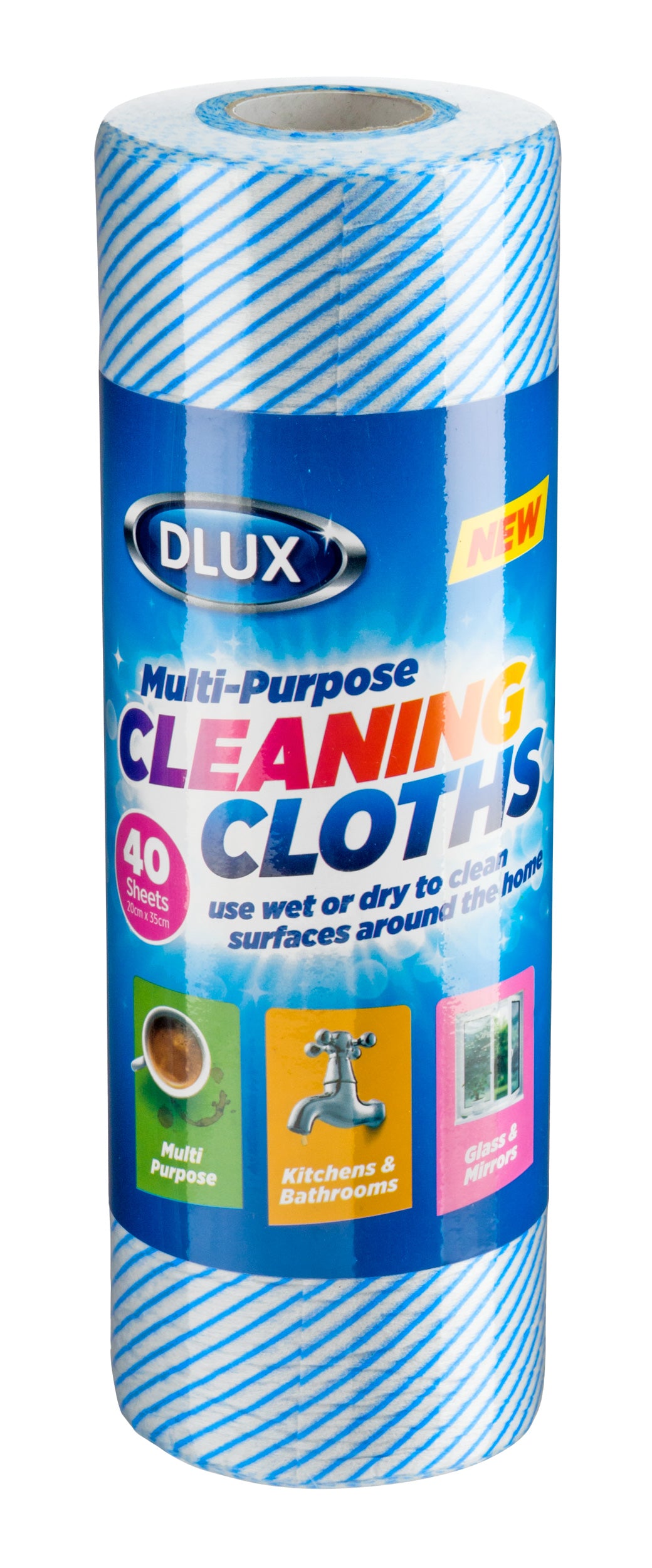 Dlux Multi Purpose Cleaning Cloth  40 Sheets