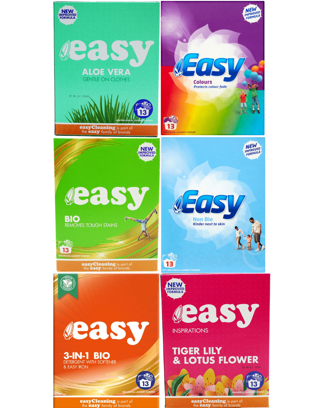 Easy Laundry Powder 13 Washes 884g (Options)