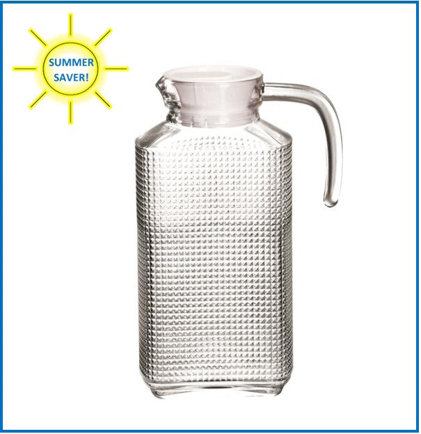 Glass Jug with Lid 1.8L