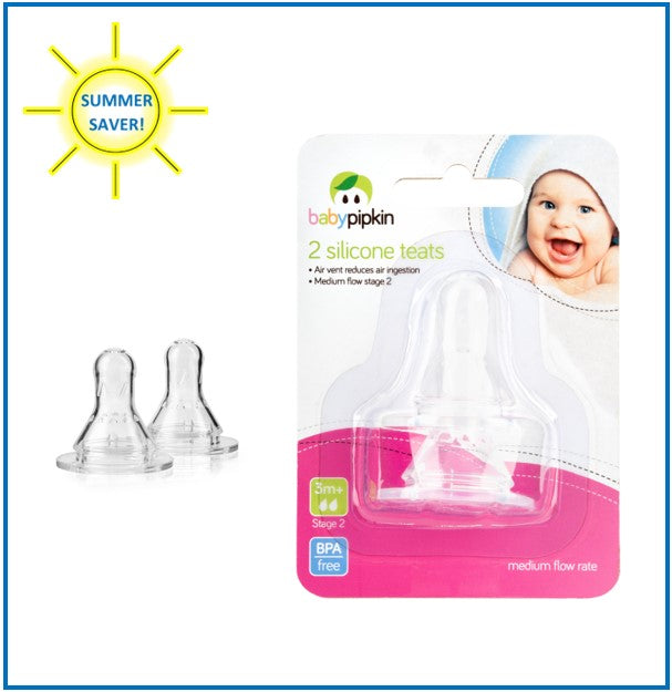 Baby Pipkin 2 Silicone Teats