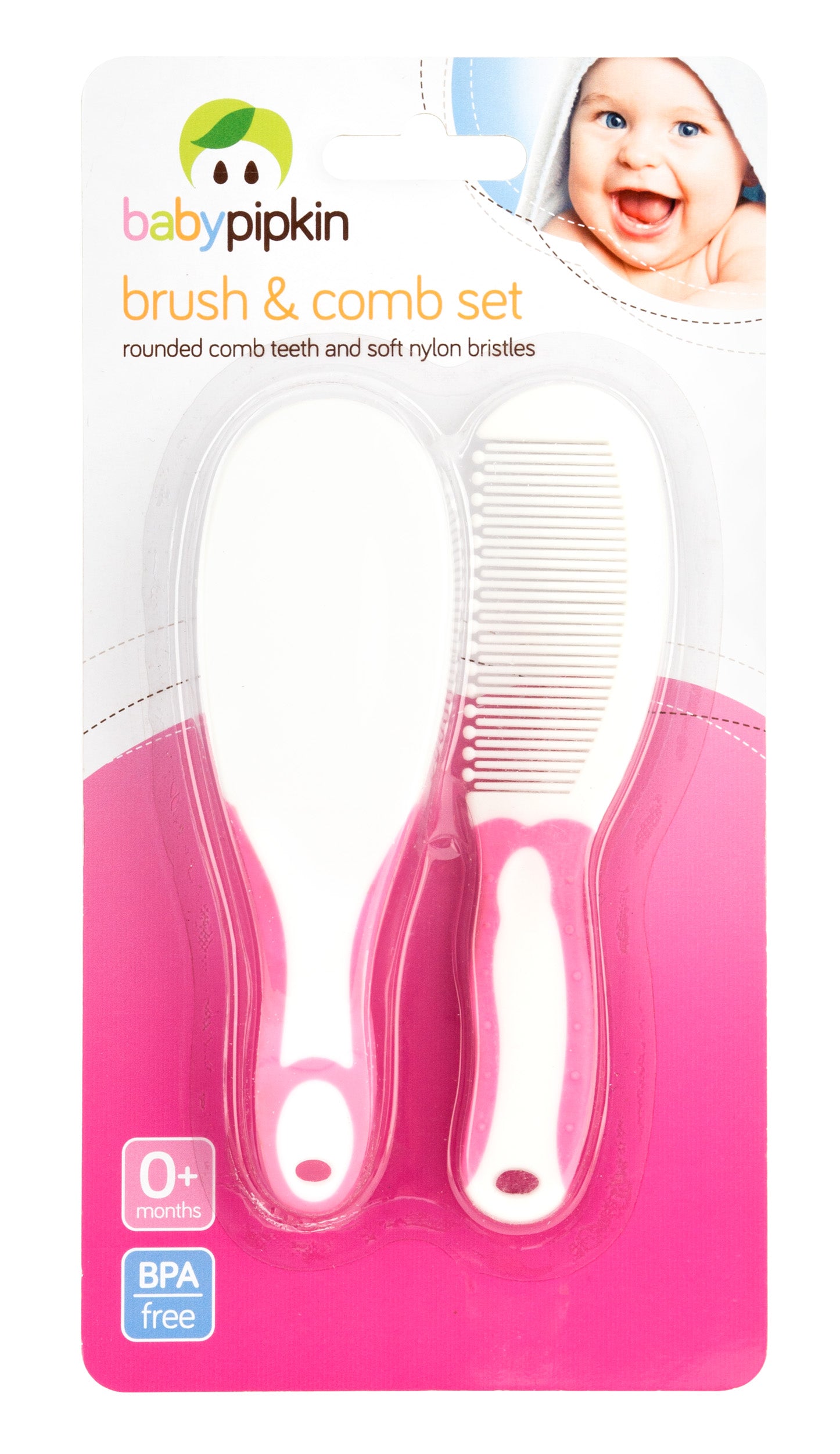 Baby Pipkin Brush & Comb Set For Any Age