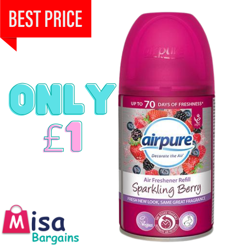 Airpure Refill in Different Scents Long-lasting Spray 250ml Scent Options