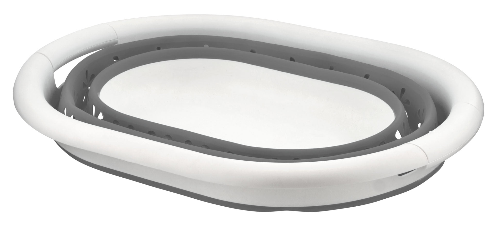 Home+ Collapsible Oval Laundry Basket 16Liter Capacity