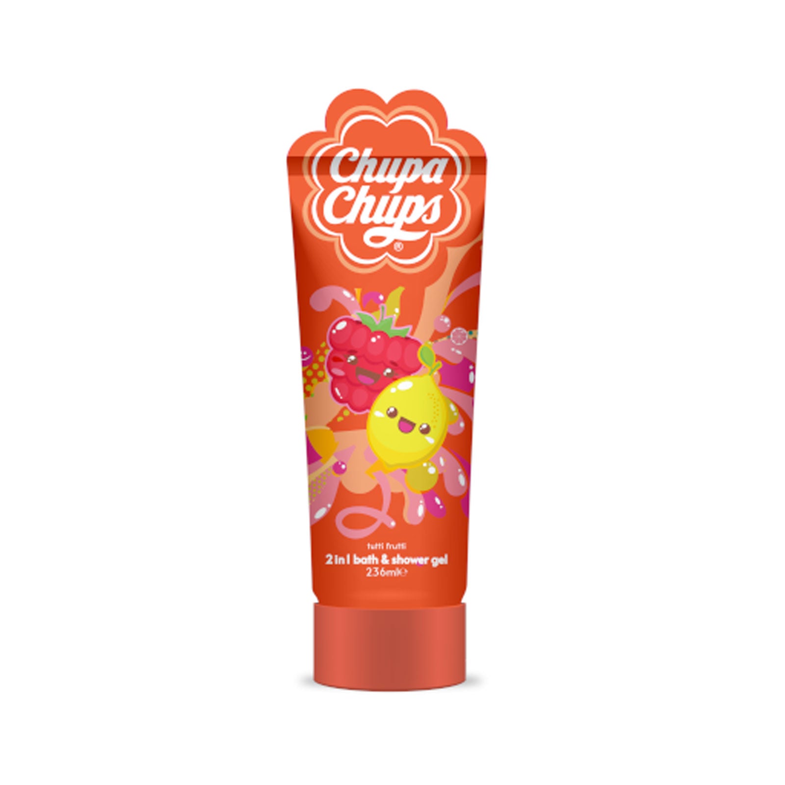 Buy Chupa Chups 2in1 Bath & Shower Gel Tutti Frutti 236ml - Premium Quality Toiletries Online - Product Image