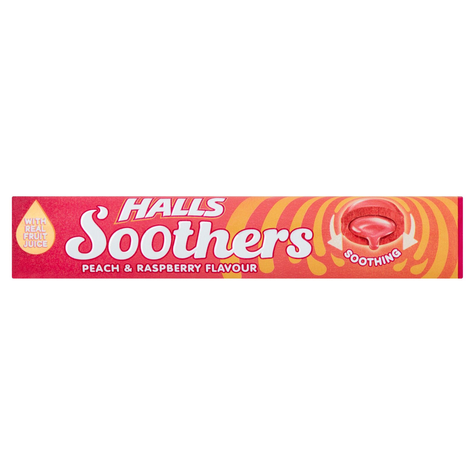 Halls Soothers Peach & Raspberry Flavour 45g