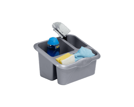 Casa Large Sink Tidy Silver