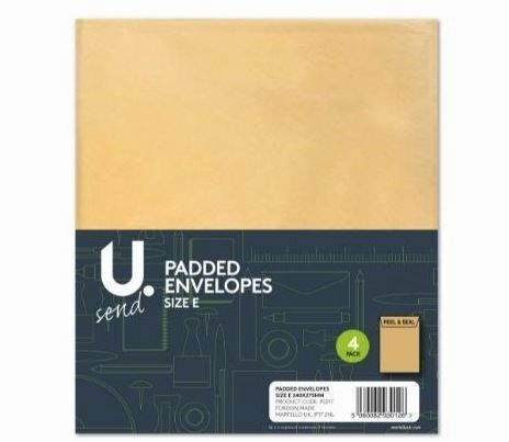 Padded Envelopes E 4 Pack