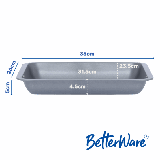 Betterware Essentials 35cm Roasting Tin Oven Baking Tray