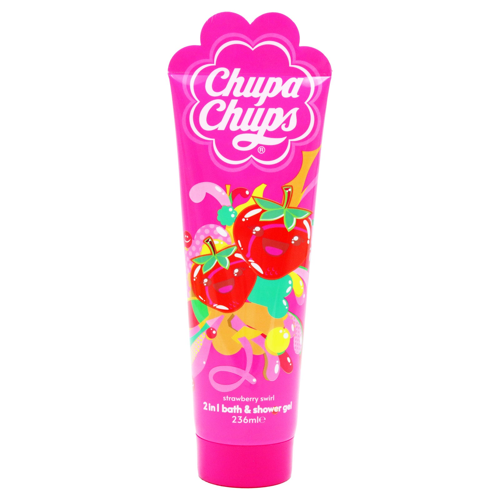 Buy Chupa Chups 2in1 Bath & Shower Gel Strawberry  236ml - Premium Quality Toiletries Online - Product Image