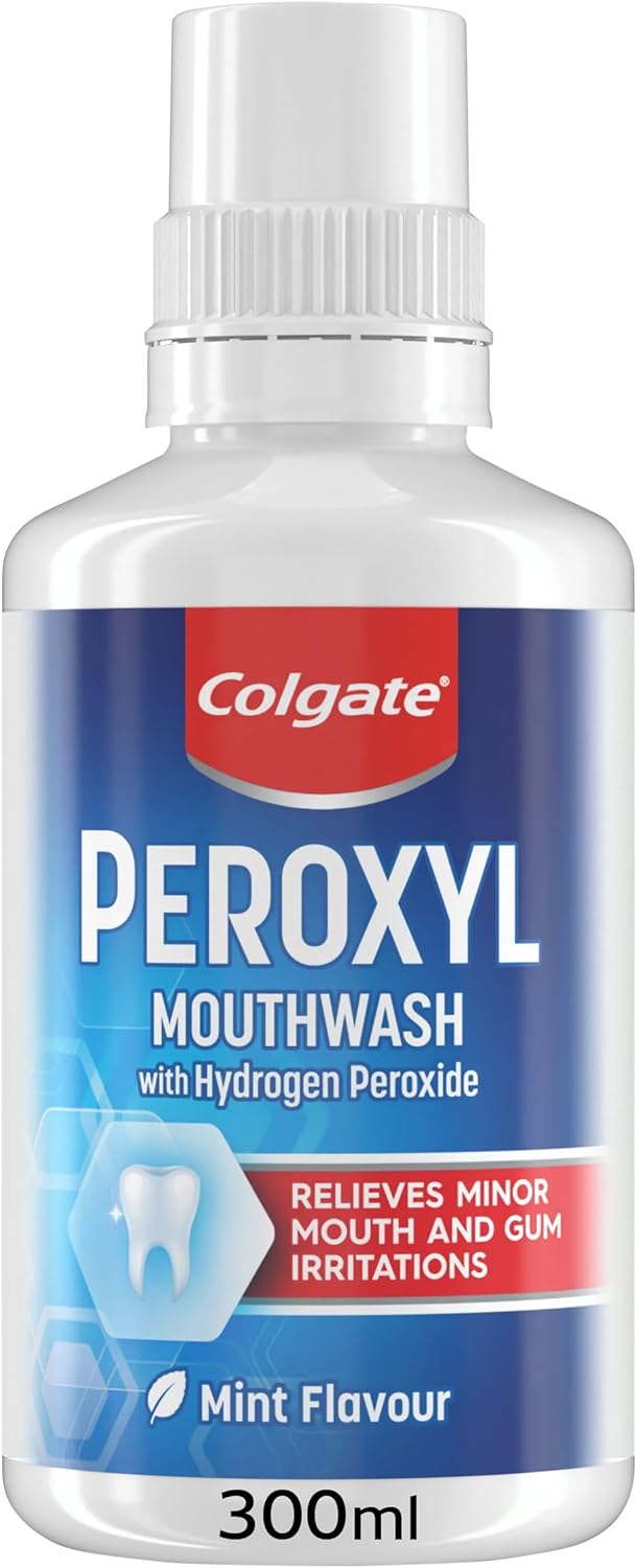 Colgate Peroxyl Mint Flavour Mouthwash, 300ml