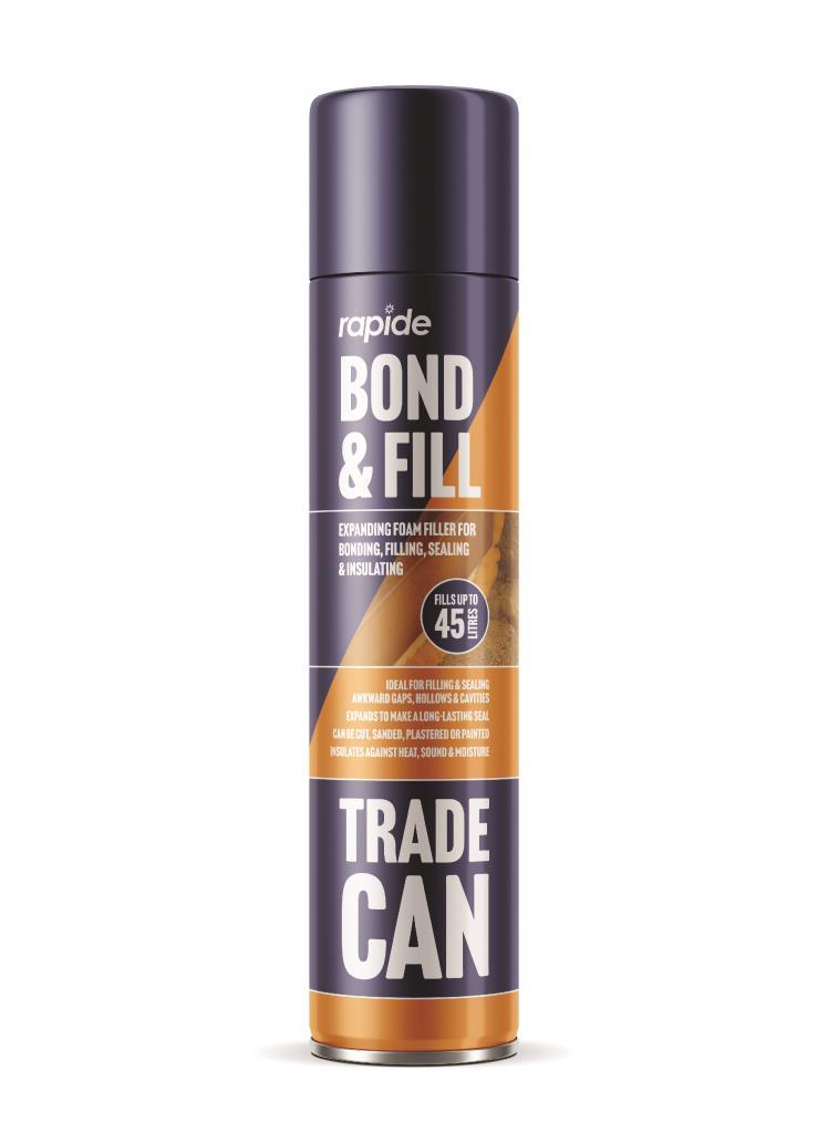 Rapide Bond & Fill Expanding Foam Filler 750ML