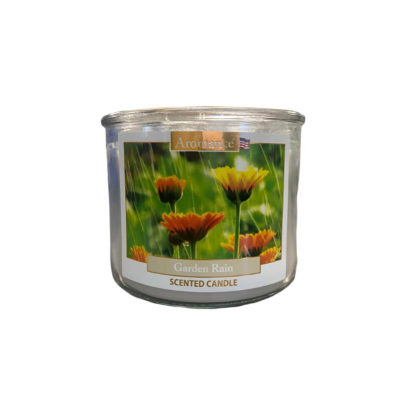 Aromance Garden Rain Candle Jar 340g