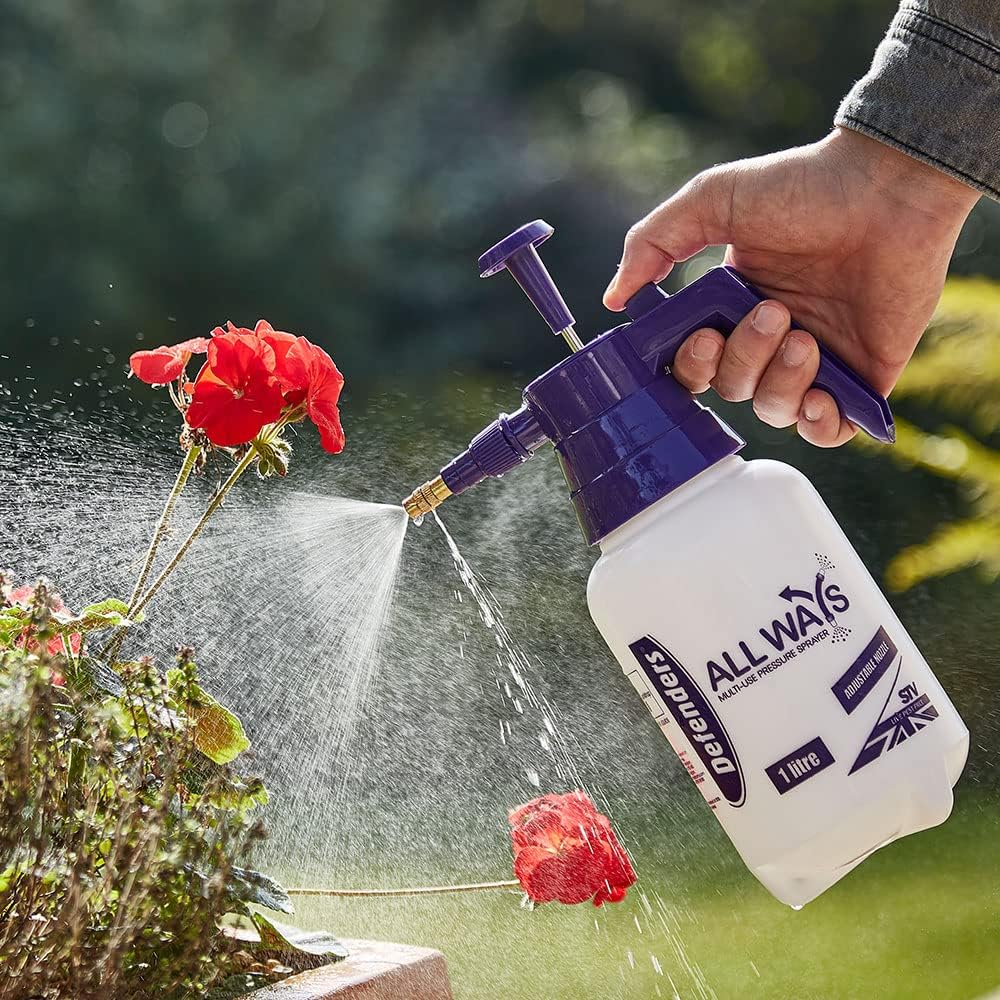 Protector Sprayer Defenders All Ways Multi-Use Pump Action Pressure Sprayer – 1Litre