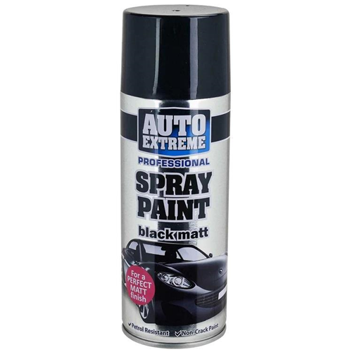 Spray Paint Black Matt 400ml