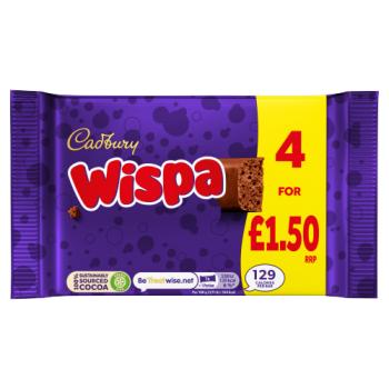 Cadbury Wispa 4 x 23.7g