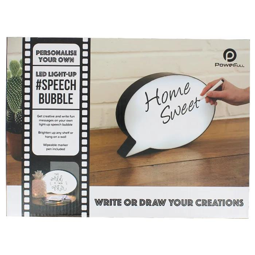 Speech Bubble Light Box