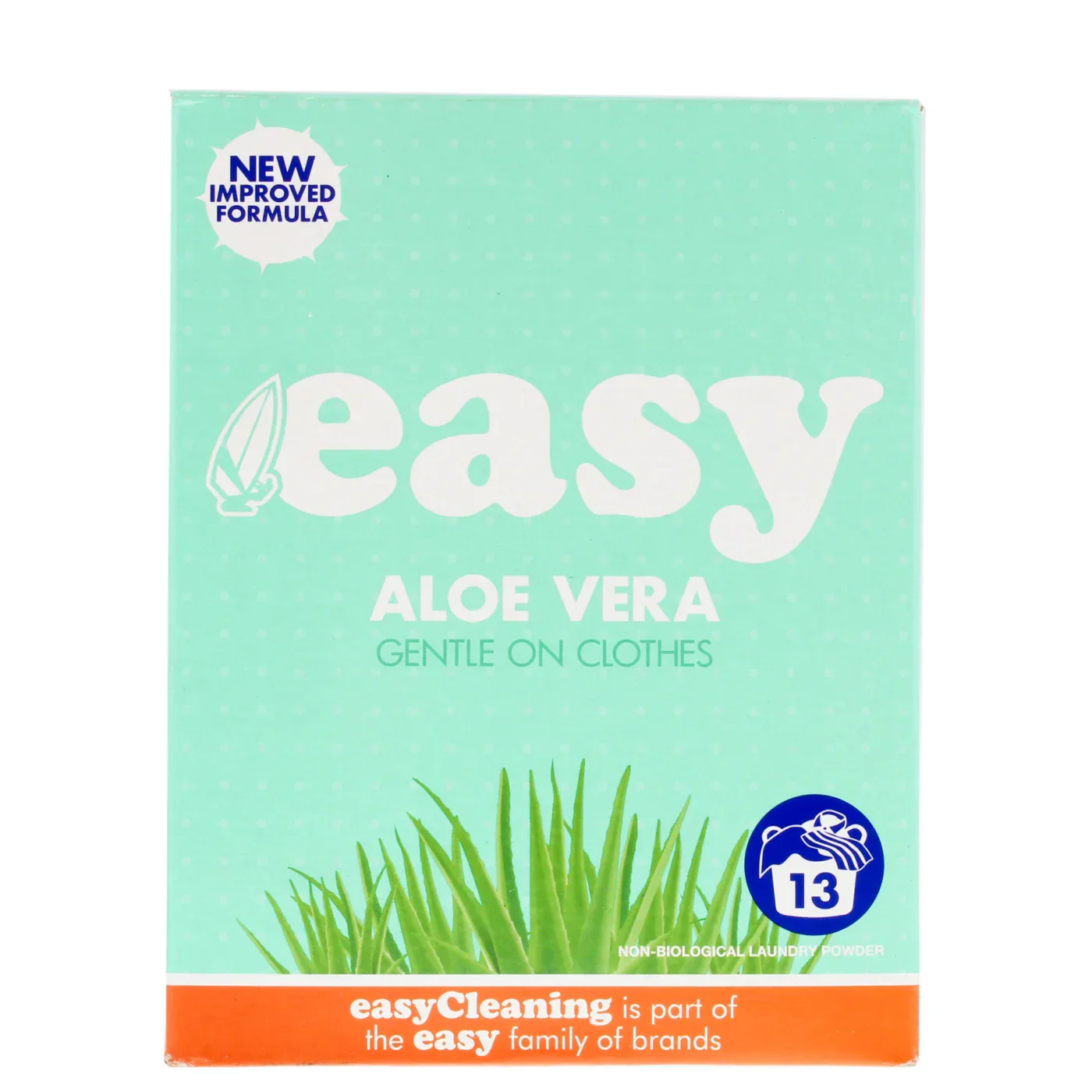  6 x Easy Laundry Powder 13w Non Bio Aloe Vera 884g - Premium Quality Tissue Online - Product Image