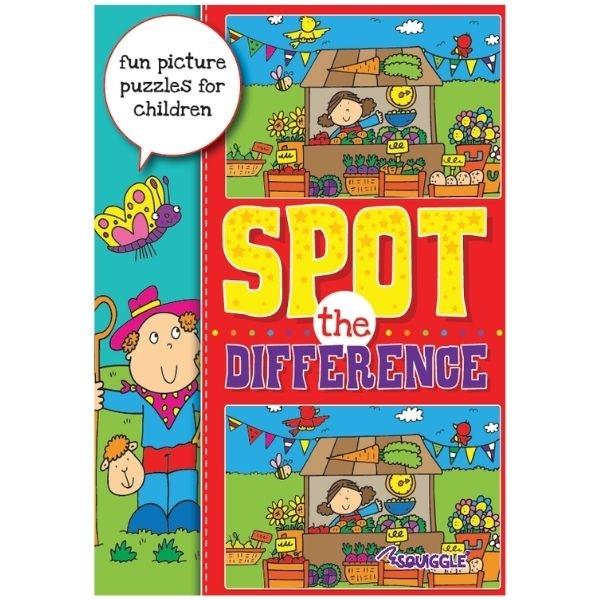 Kids Spot the Difference Puzzle Activity Book for Learning & Fun