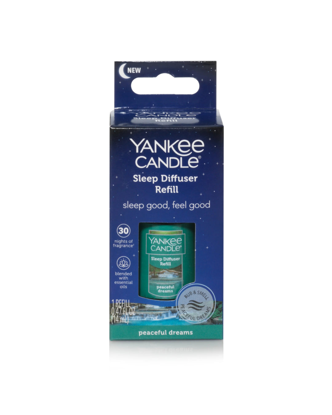 Yankee Candle Sleep Diffuser Refill | Calm Night Electric Fragrance Diffuser Refill | Up to 30 Nights of Fragrance