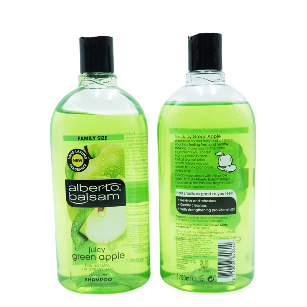 Alberto Balsam Juicy Green Apple Shampoo 750ml