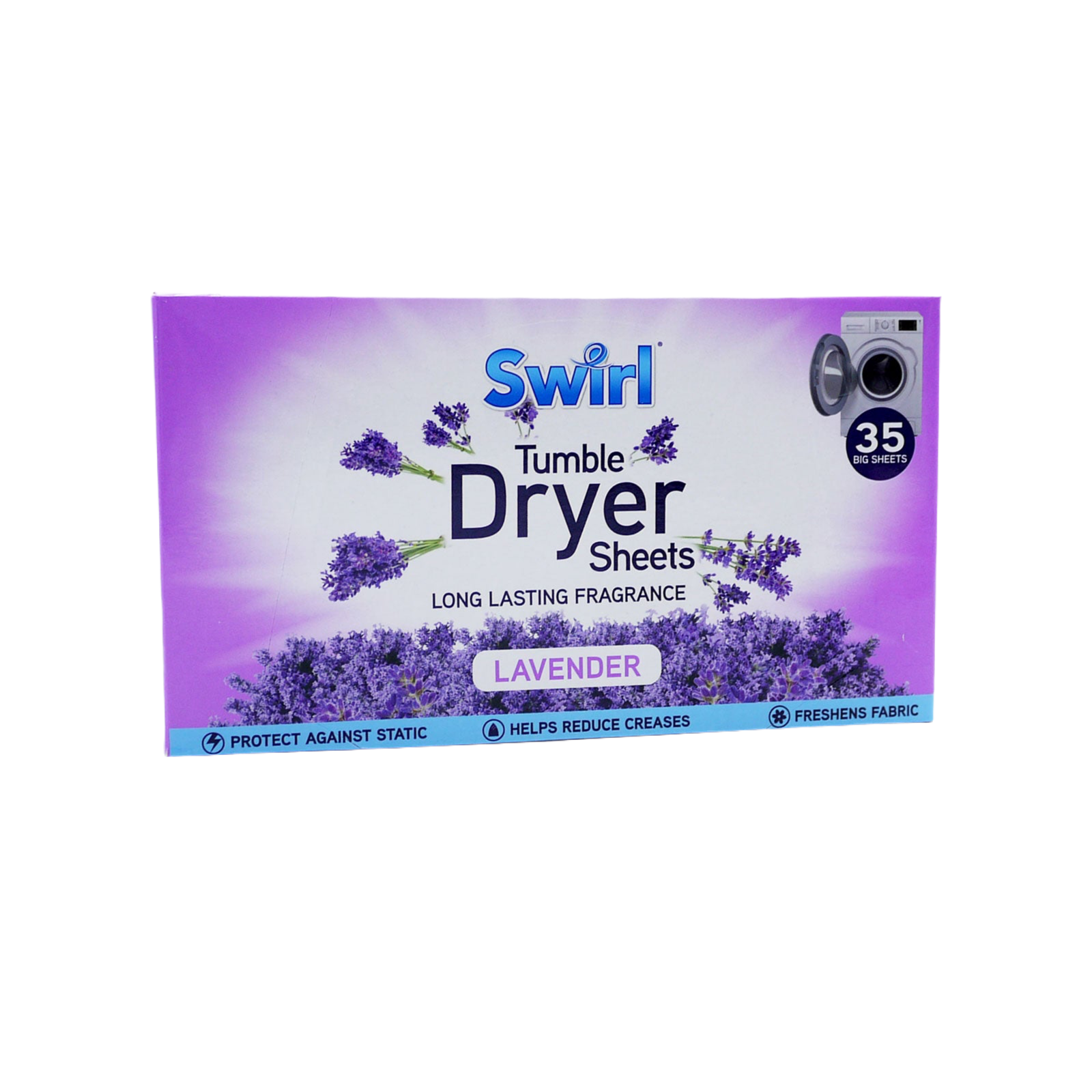 Swirl Tumble Dryer Sheet Lavender 35 Pack