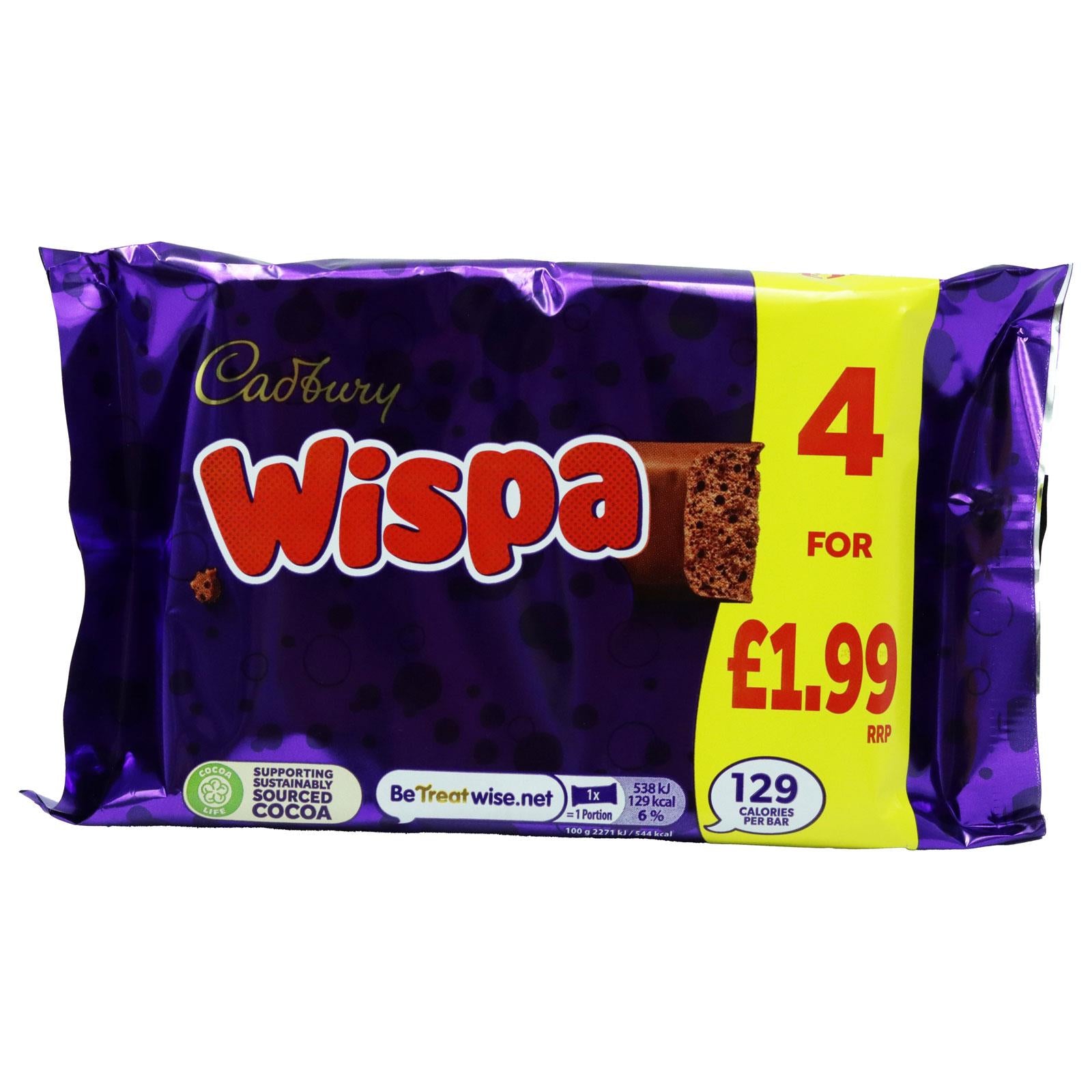 Cadbury Wispa Multipack Pm £1.99 27/07/26