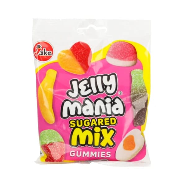 Jelly Mania Sugared Mix Gummies 100g