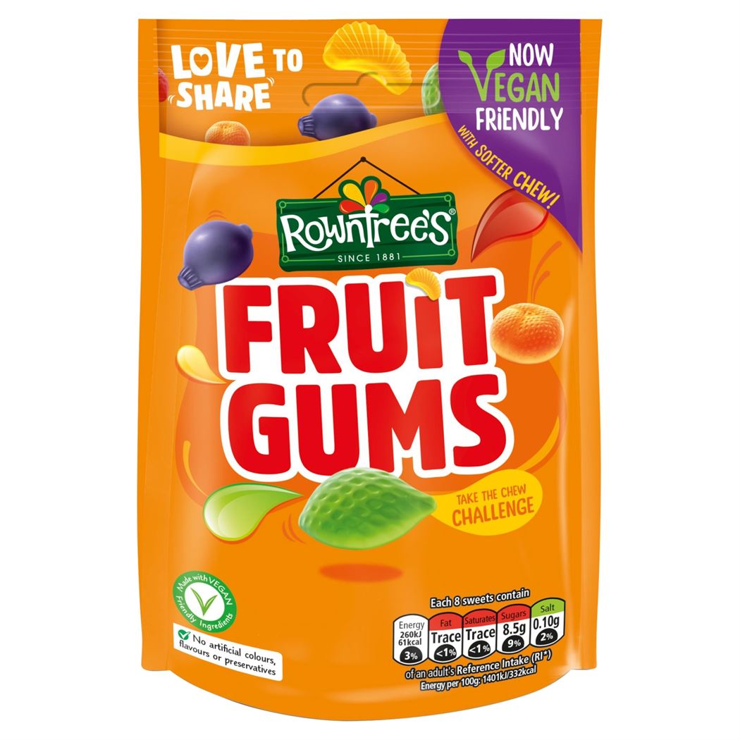 Rowntree's Fruit Gums  150g