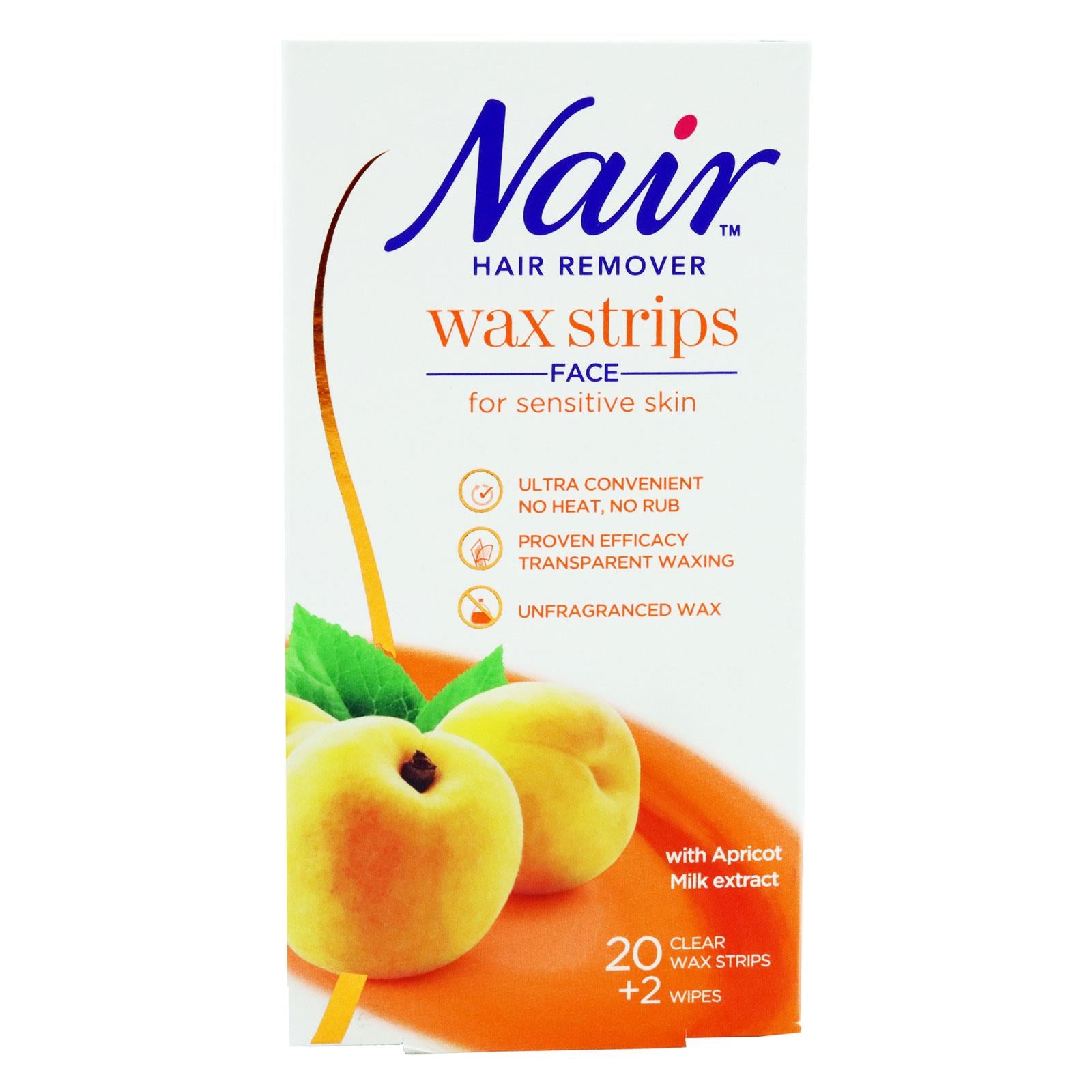 Nair Facial Wax Strips