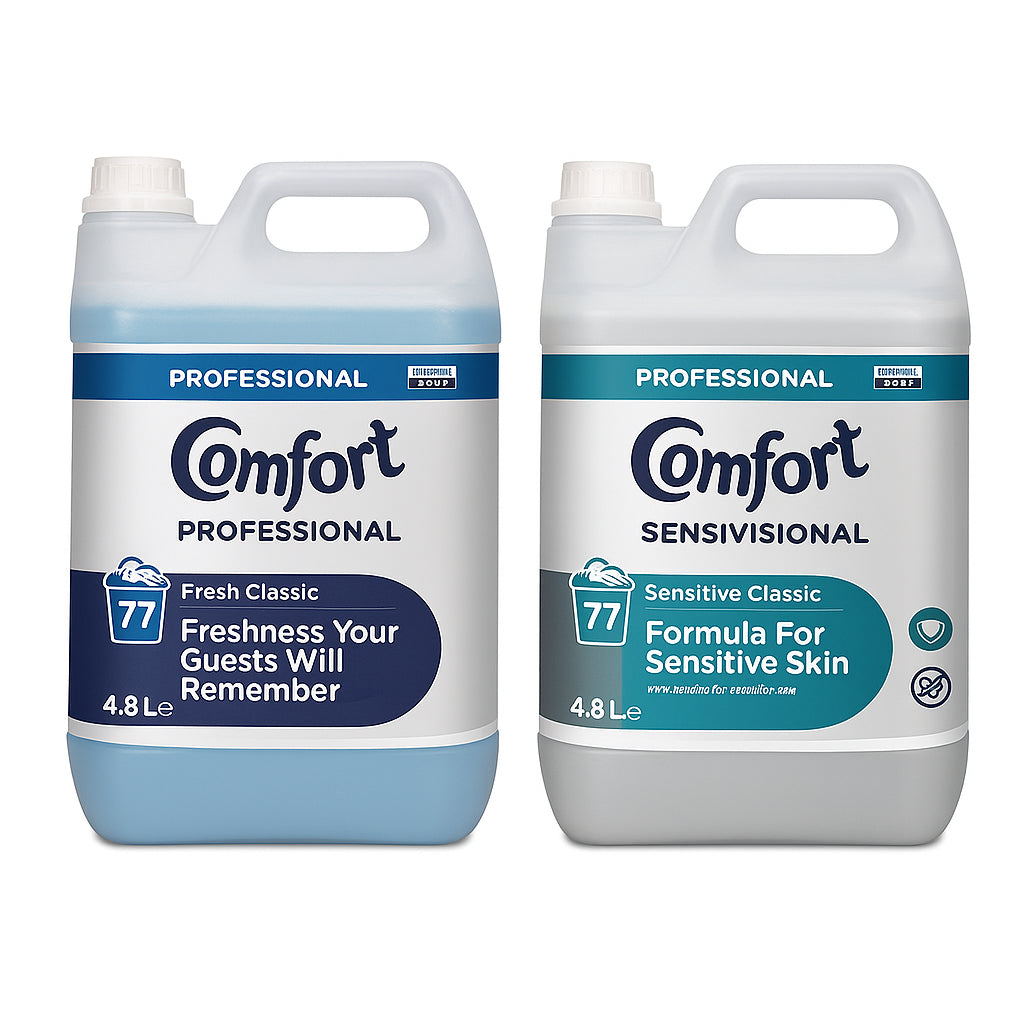 Comfort Professional 4.8L Fabric Softener | 77 Washes | Single & Twin Pack | Fresh Classic + Other Scents