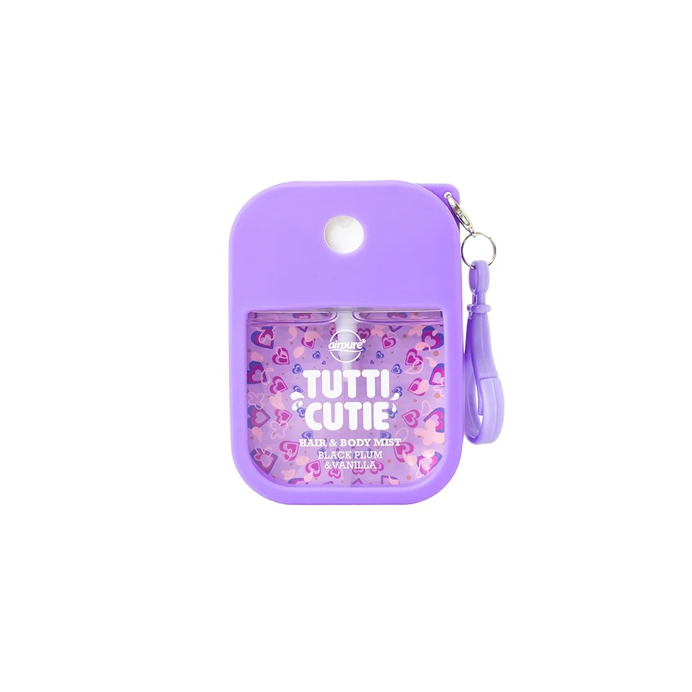 Airpure Hair & Body Mist keyring ( Tutti Cutie, Sunny Daze, Sugar Kisses,Coconut)